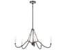Kichler Freesia 5-Light Anvil Iron Gray Candelabra Chandelier
