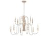 Kichler Karthe 12-Light Brushed Nickel Candelabra Chandelier