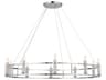 Kichler Rosalind 10-Light Polished Nickel Crystal Candelabra Round Chandelier