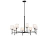 Kichler Ali 8-Light Black Drum Chandelier
