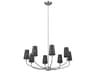 Kichler Adeena 8-Light Classic Pewter Black Empire Chandelier