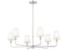 Kichler Pallas 6-Light Polished Nickel Empire Chandelier
