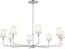 Kichler Pallas 8-Light Polished Nickel Empire Chandelier