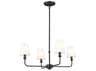 Kichler Pallas 4-Light Black Empire Chandelier