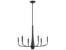 Kichler Deela 6-Light Black Candelabra Chandelier