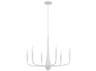 Kichler Deela 6-Light White Candelabra Chandelier