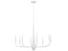 Kichler Deela 8-Light White Candelabra Chandelier
