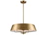 Kichler Luella 4-Light Brushed Natural Brass Empire Pendant