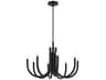 Kichler Odensa 8-Light Black Candelabra Chandelier