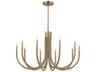 Kichler Odensa 10-Light Champagne Bronze Candelabra Chandelier