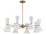 Kichler Phix 16-Light6-Light Champagne Bronze White Geometric Chandelier