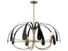 Kichler Petal 5-Light Champagne Bronze Black Chandelier