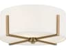 Kichler Malen 2-Light Champagne Bronze Drum Flush Mount