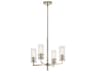 Kichler Velestino 4-Light Polished Nickel Cylinder Chandelier