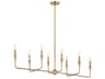Kichler Alvaro 8-Light Champagne Bronze Island Pendant