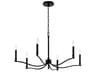 Kichler Malene 6-Light Black Chandelier