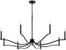 Kichler Malene 8-Light Black Chandelier