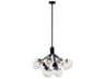 Kichler Silvarious 12-Light Black Chandelier