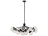 Kichler Silvarious 12-Light Black Chandelier
