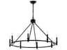 Kichler Carrick 8-Light Black Chandelier