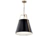 Kichler Etcher 2-Light Black Pendant