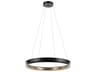 Kichler Larousse 1-Light Black Round Pendant