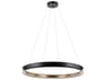 Kichler Larousse 1-Light Black Round Pendant