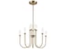 Kichler Moraine 10-Light Champagne Bronze Cylinder Chandelier