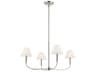 Kichler Eadie 4-Light Polished Nickel Candelabra Chandelier