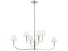 Kichler Eadie 6-Light Polished Nickel Tiered Island Pendant
