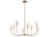 Kichler Eadie 8-Light Champagne Bronze Candelabra Chandelier