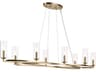 Kichler Harpin 8-Light Champagne Bronze Cylinder Island Pendant
