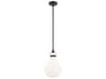 Kichler Laria 1-Light Black Mini Pendant