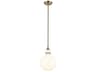 Kichler Laria 1-Light Champagne Bronze Globe Mini Pendant