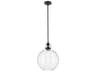 Kichler Laria 1-Light Black Globe Pendant