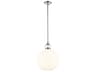 Kichler Laria 1-Light Polished Nickel Globe Pendant