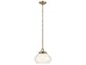 Kichler Nella 1-Light Champagne Bronze Mini Pendant