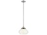 Kichler Nella 1-Light Polished Nickel Mini Pendant