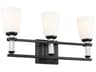Kichler Rosalind 3-Light Black Crystal Vanity Light