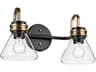 Kichler Farum 2-Light Black Vanity Light