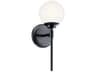 Kichler Benno 1-Light Black Wall Sconce