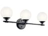 Kichler Benno 3-Light Black Vanity Light