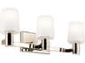 Kichler Adani 3-Light Polished Nickel Vanity Light