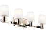 Kichler Adani 4-Light Polished Nickel Vanity Light