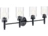 Kichler Madden 4-Light Black Vanity Light
