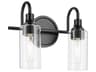 Kichler Kavi 2-Light Black Vanity Light