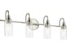 Kichler Kavi 4-Light Brushed Nickel Vanity Light