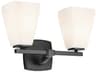 Kichler Marant 2-Light Black Vanity Light