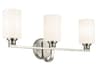 Kichler Gioe 3-Light Brushed Nickel Vanity Light