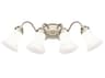 Kichler 4-Light Brushed Nickel Glass Vanity Light